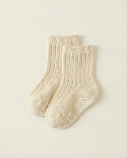 Chaussettes antidérapantes bébé - 2 paires